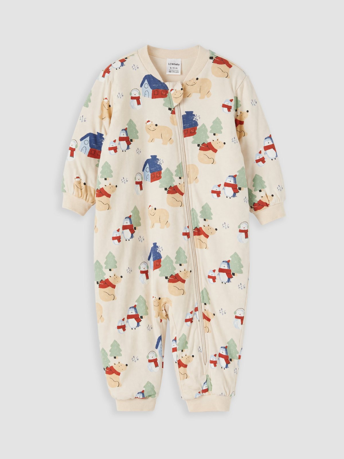 LC Waikiki 7402224 Beige Printed Sleeping Bag