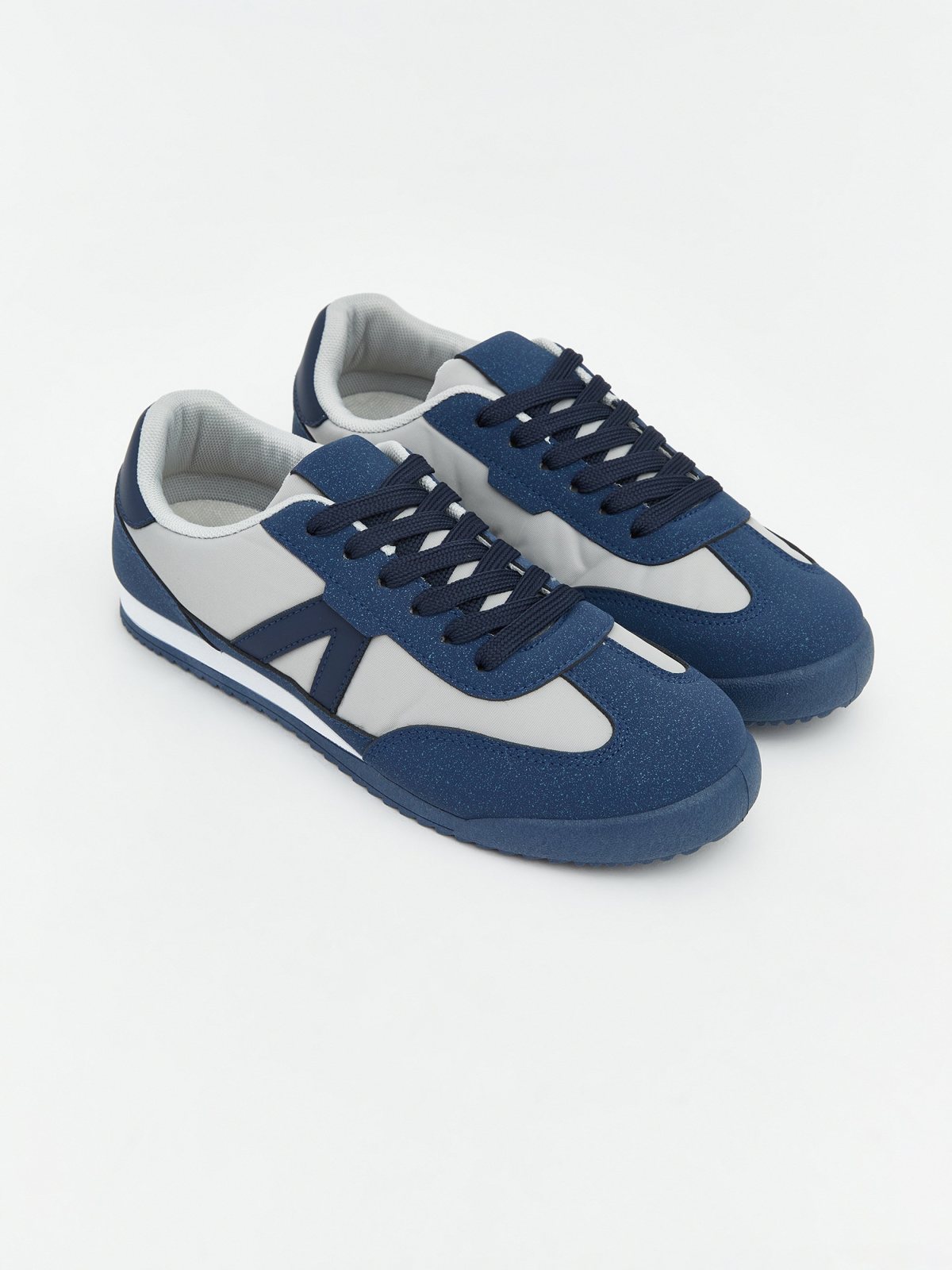 LC Waikiki Kadın Bağcıklı Sneaker BEJ-LACİVERT
