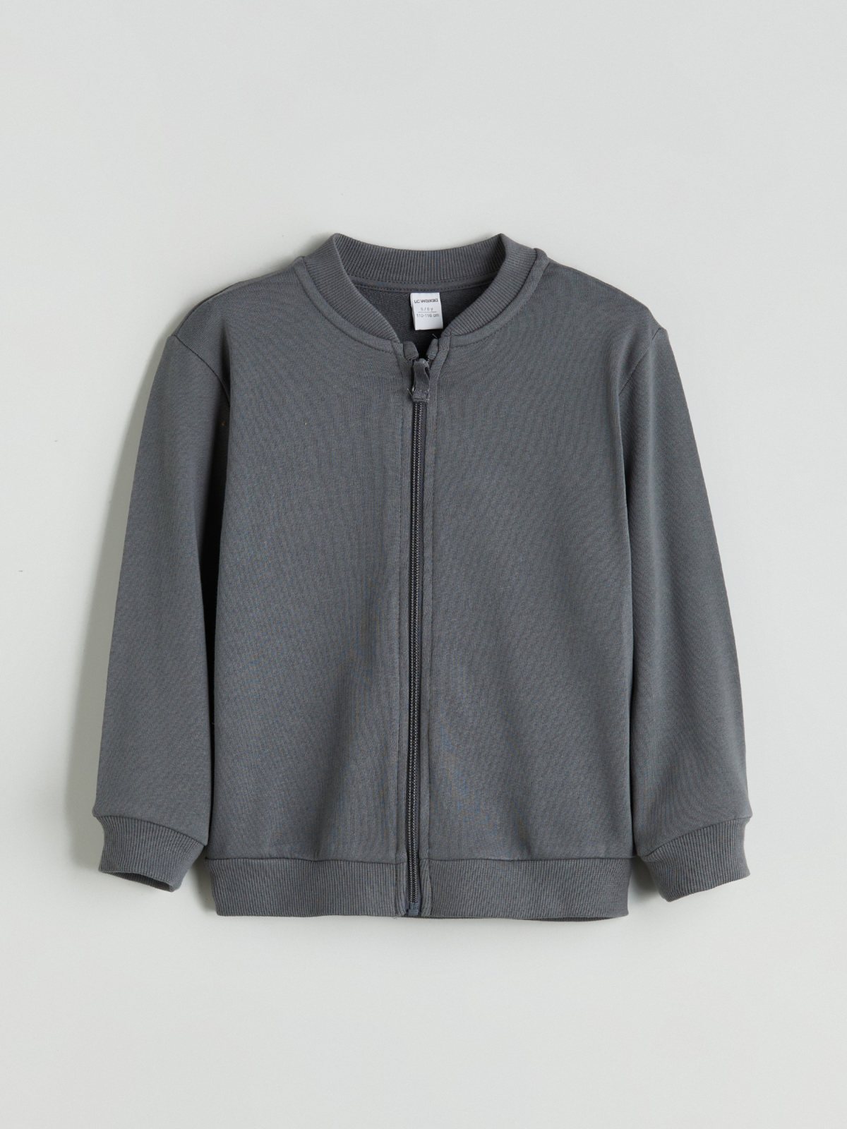 Fermuarlı Sweatshirt KOYU GRİ