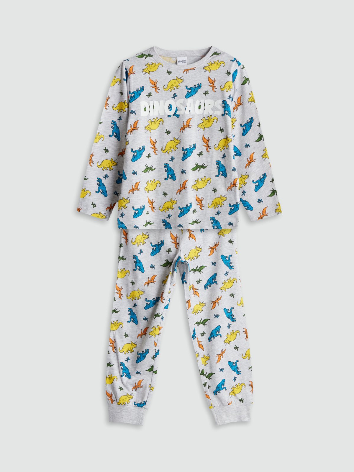 Pijama Takım GRİ MELANJ BASKILI
