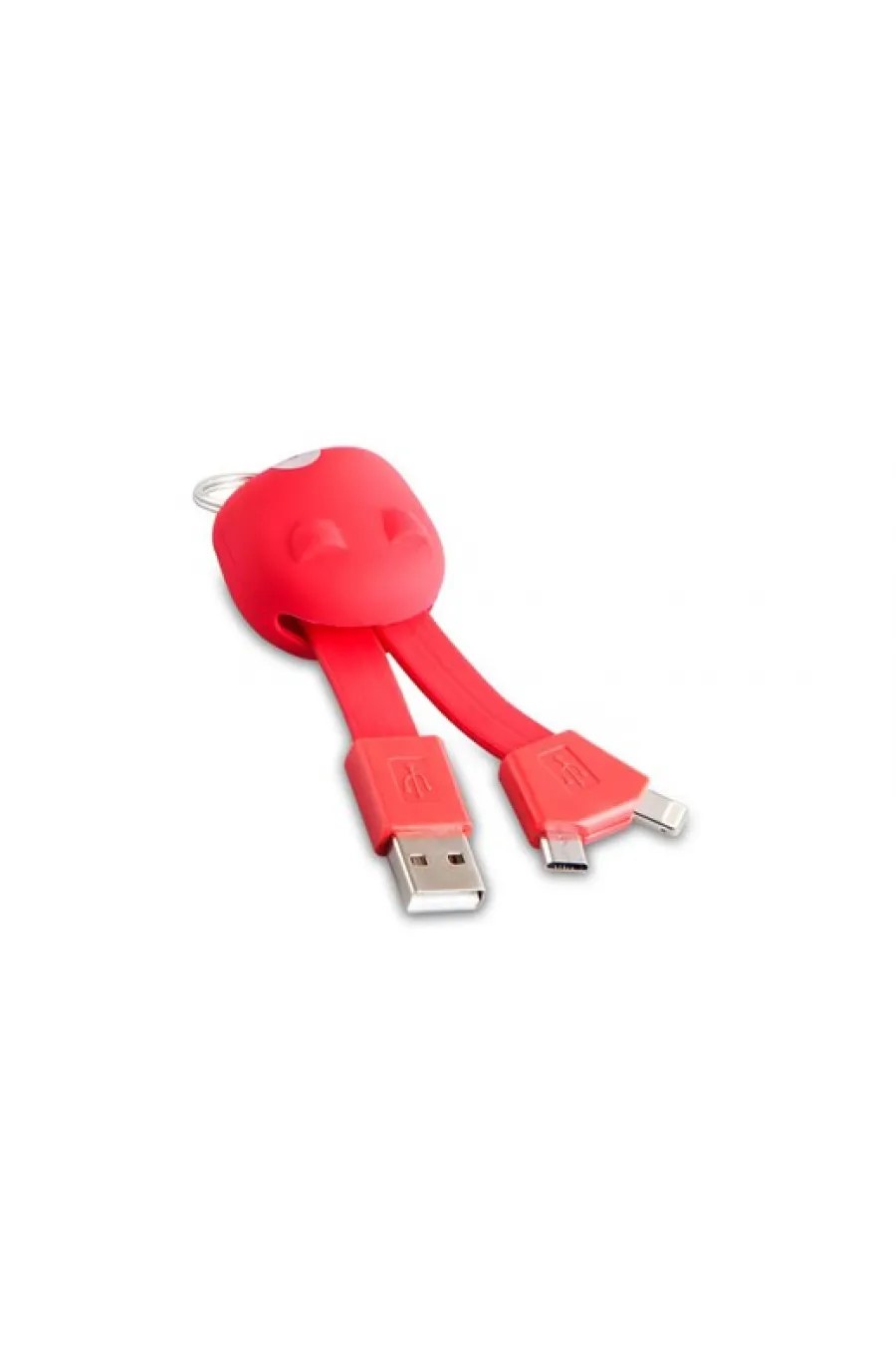 S-Link IP-304 Красный переходник iPhone 5/6+ Micro USB