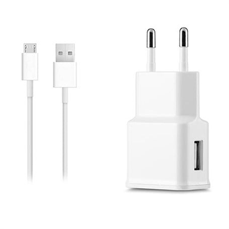 S-Link SMG-443 — зарядное устройство Micro USB для смартфонов, белое, 1 А