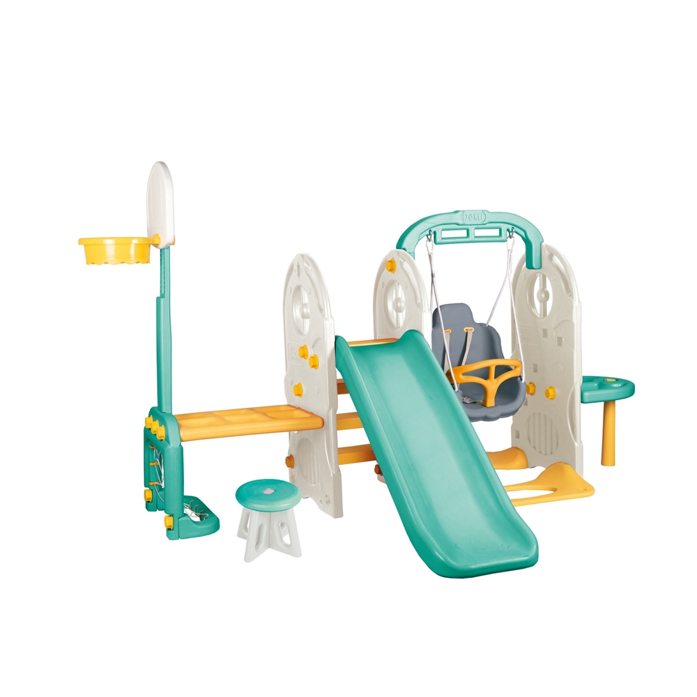 Oyun Parkı Dolu 7IN1 Slide and Swing Playset