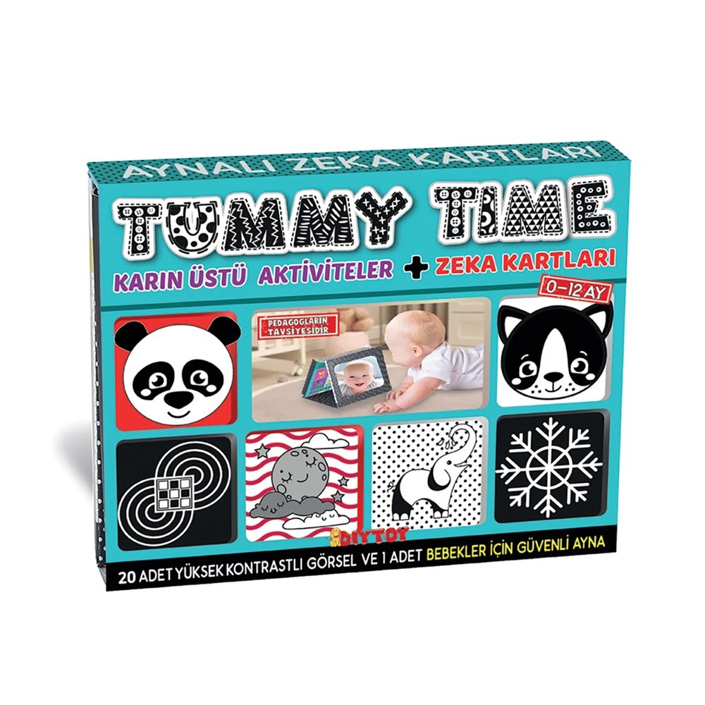 Tummy Time Intelligence Cards and Safe Baby Mirror