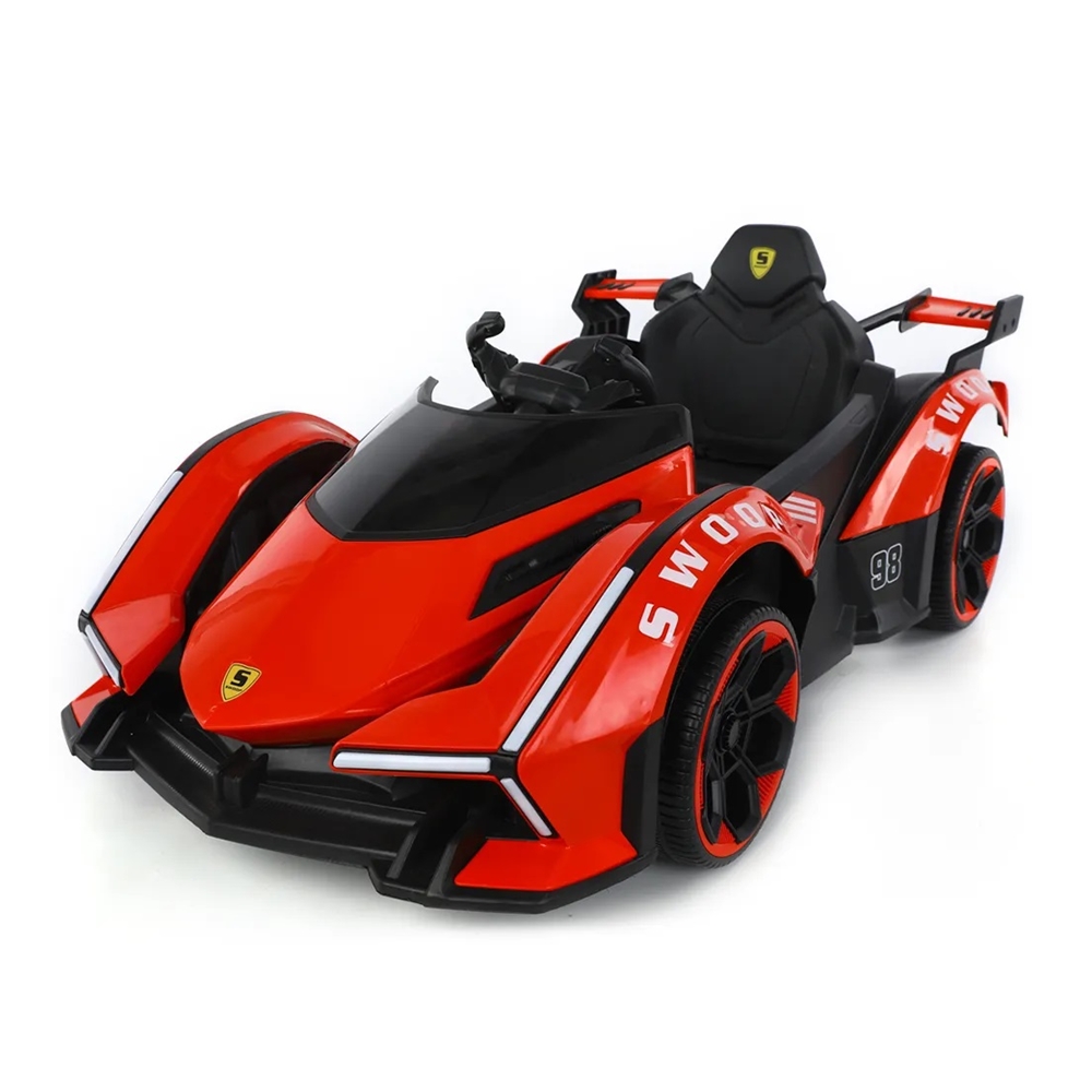 Çocuklar İçin Şarj Edilebilir Elektrikli Araba Ferrari Kırmızı