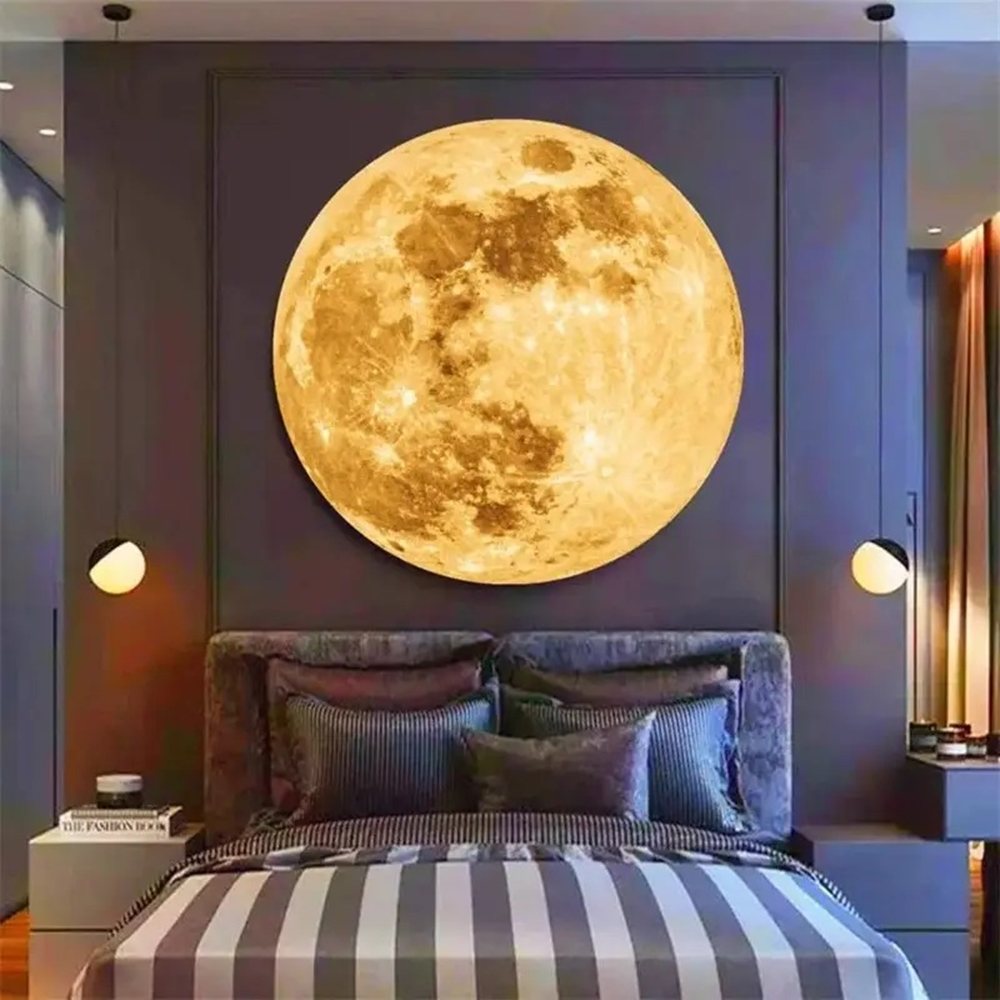 Moonlight Projector Night Light, Space-Themed LED Strip Light