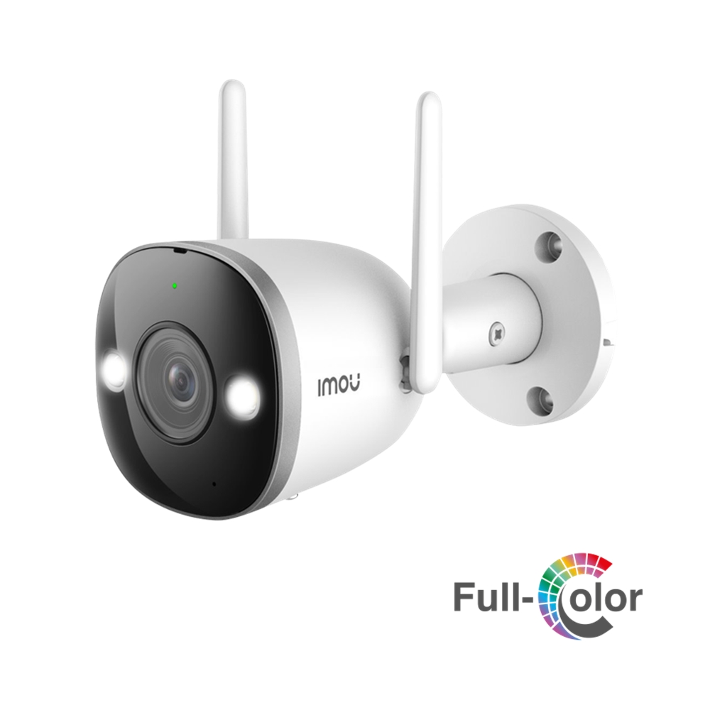 IMOU Bullet 2 IPC-F22FEP Akıllı Renkli Gece Görüşü, dahili Spot Işığı ve Mikrofona sahip 2MP WiFi Kamera