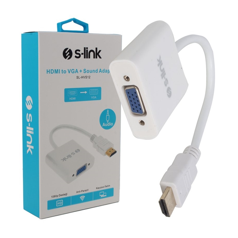 S-Link SL-HVS12 HDMI–VGA аудиоконвертер