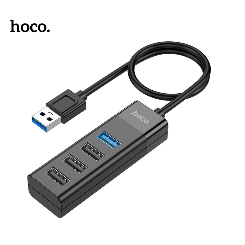 HOCO HB25 4-в-1, USB-хаб 3.0