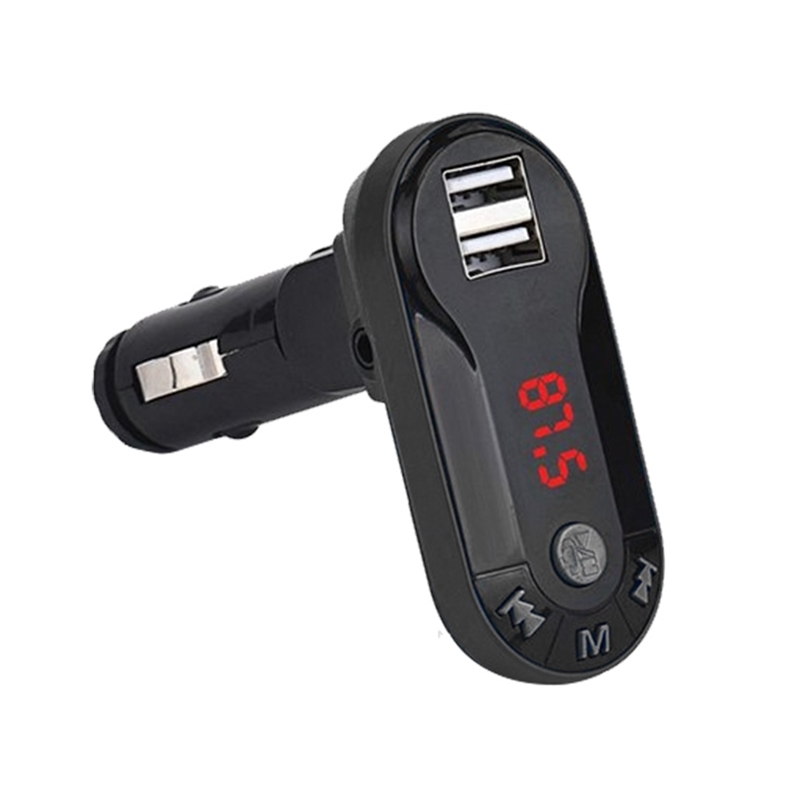 Transmitter Handsfree Çift USB/SD/MP3 12-24 Volt Fm