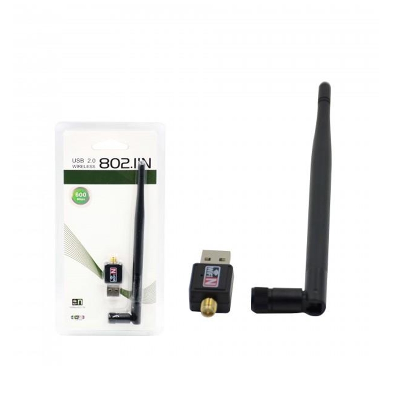 USB 2.0 600MBPS 5 DBI Wireless Network Adapter