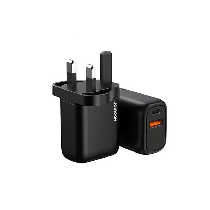 JOYROOM L-QP203 20W Smart Dual-Port PD+QC3.0 Travel Charger, UK Plug