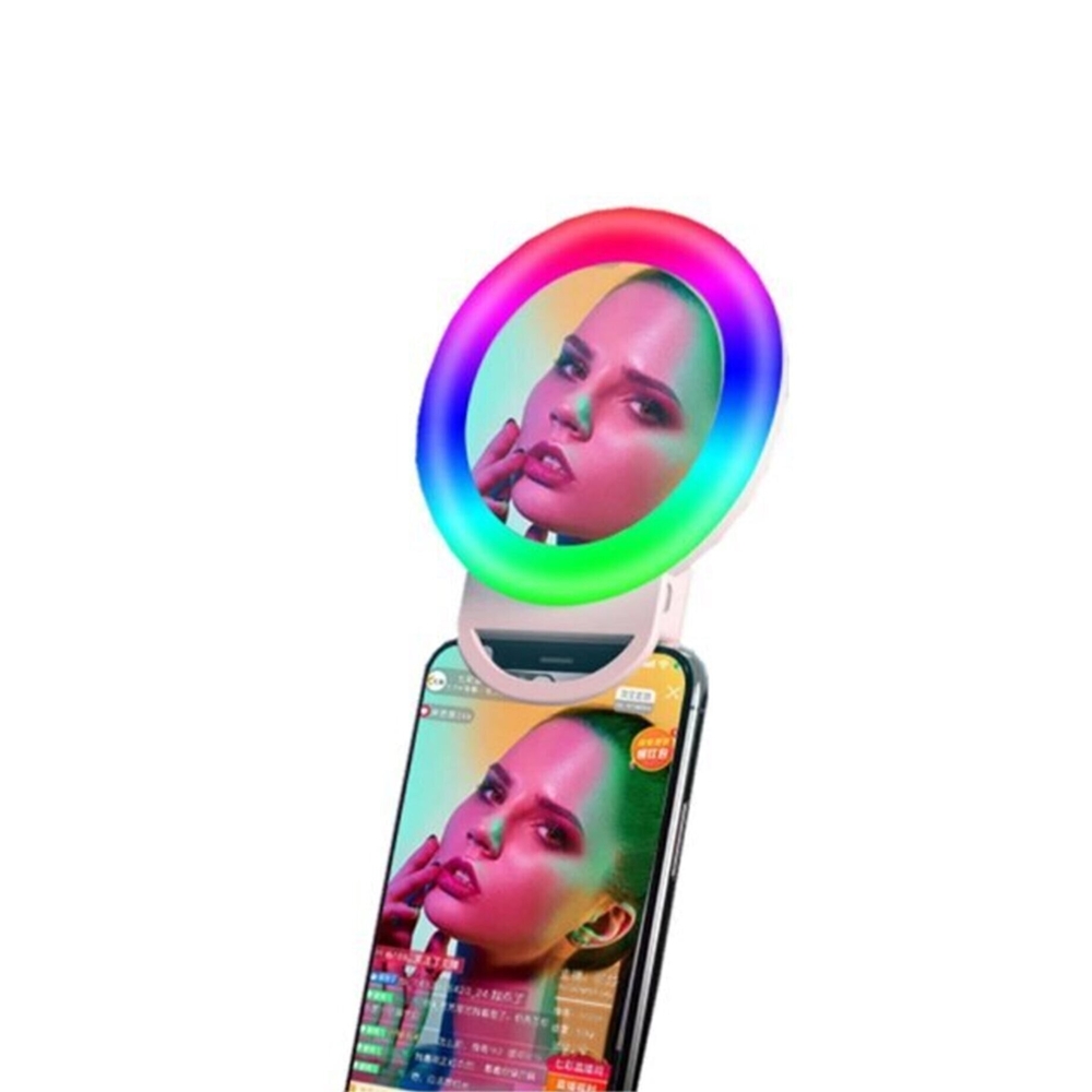 Зарядный RGB LED свет для селфи PRM