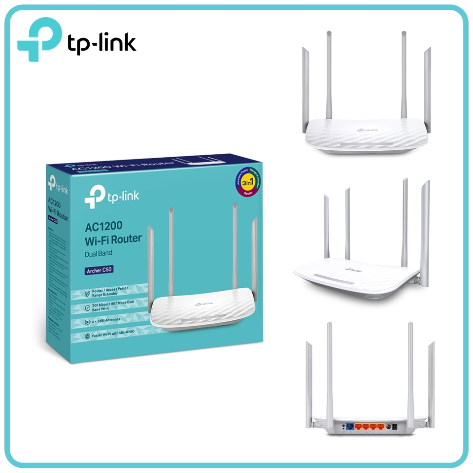 Tp-Link AC1200 C50 Wireless Router
