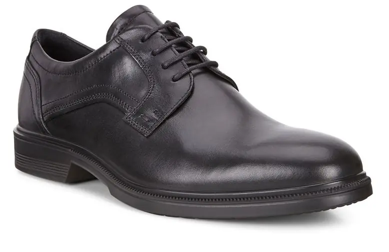 ECCO Lisbon Men's Black Lace-Up Classic Shoes
