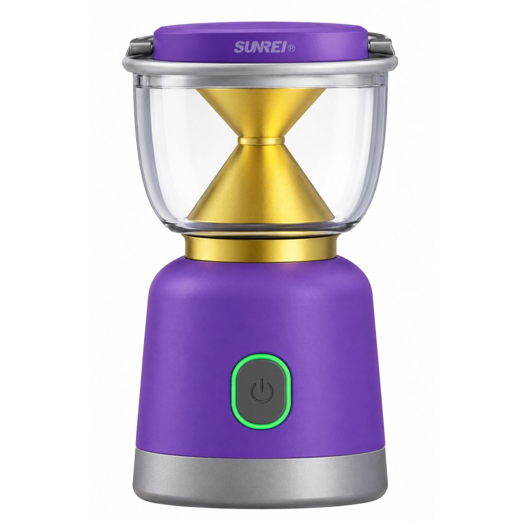 Sunrei Sandglass Mini LED Kamp Feneri - Mor