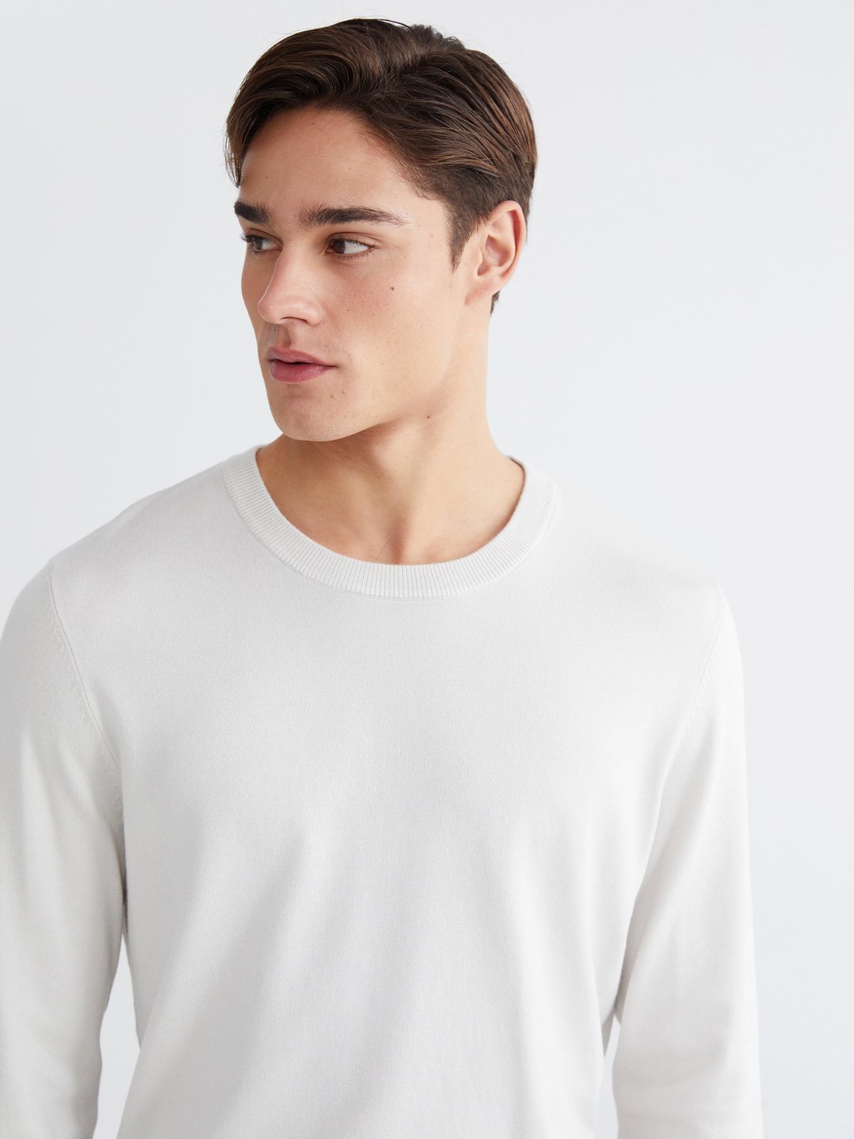 LC Waikiki 6076604 Men's Light Grey Sweater