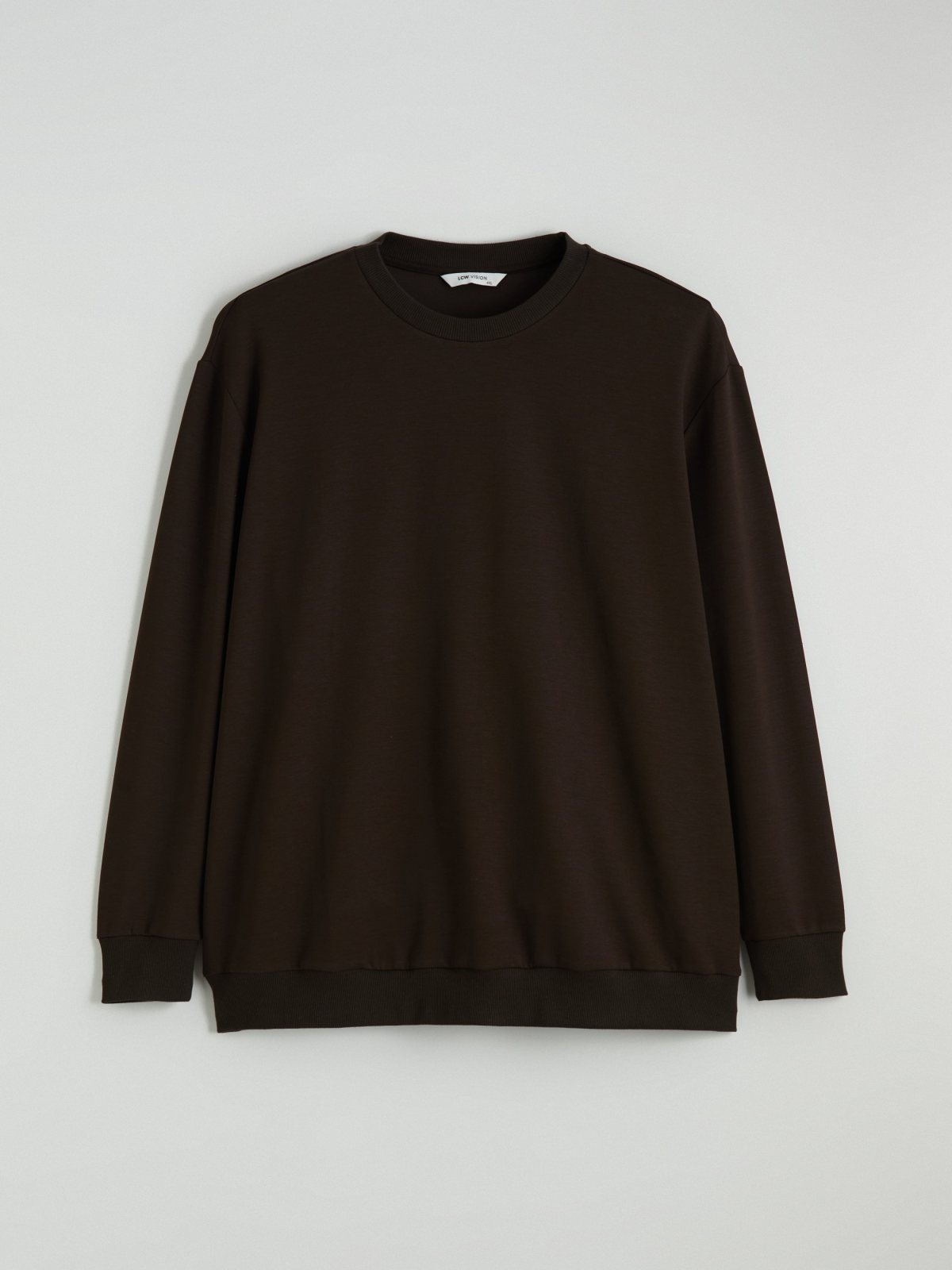Sweatshirt KOYU KAHVERENGİ