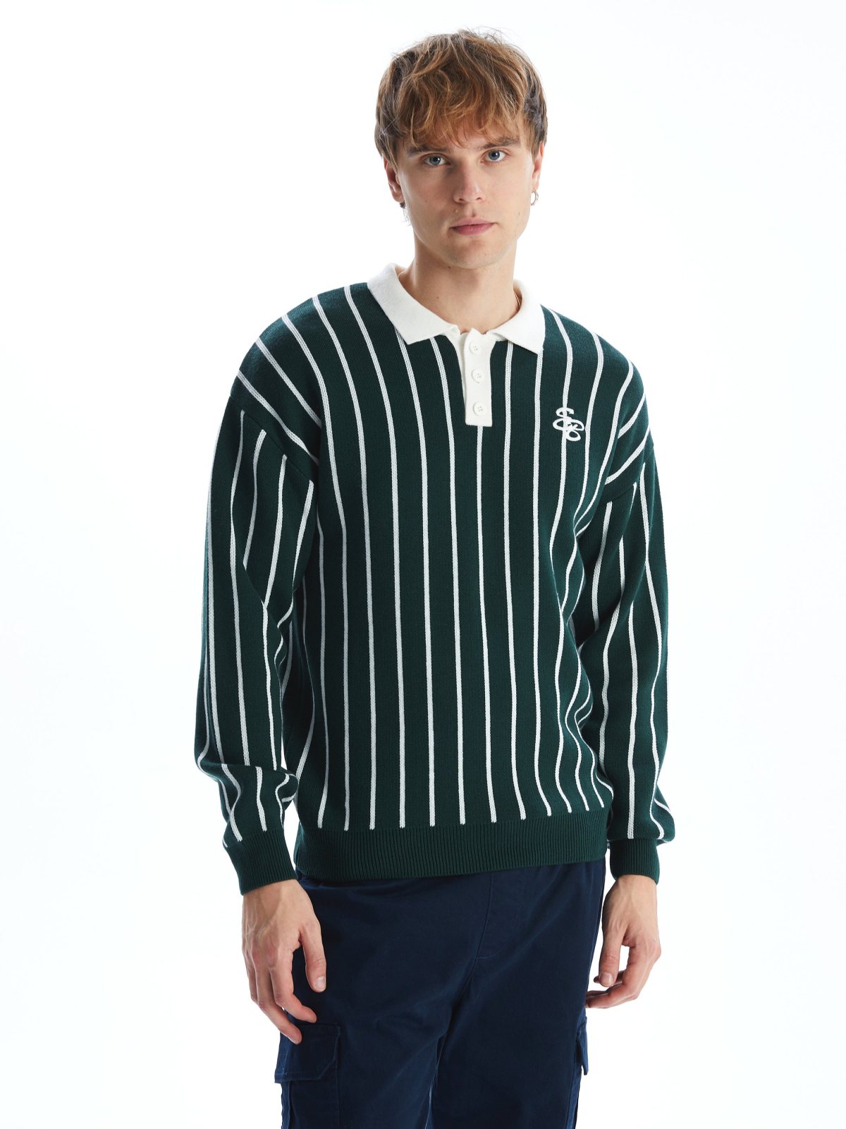 X-Side Dark Green Men's Sweater