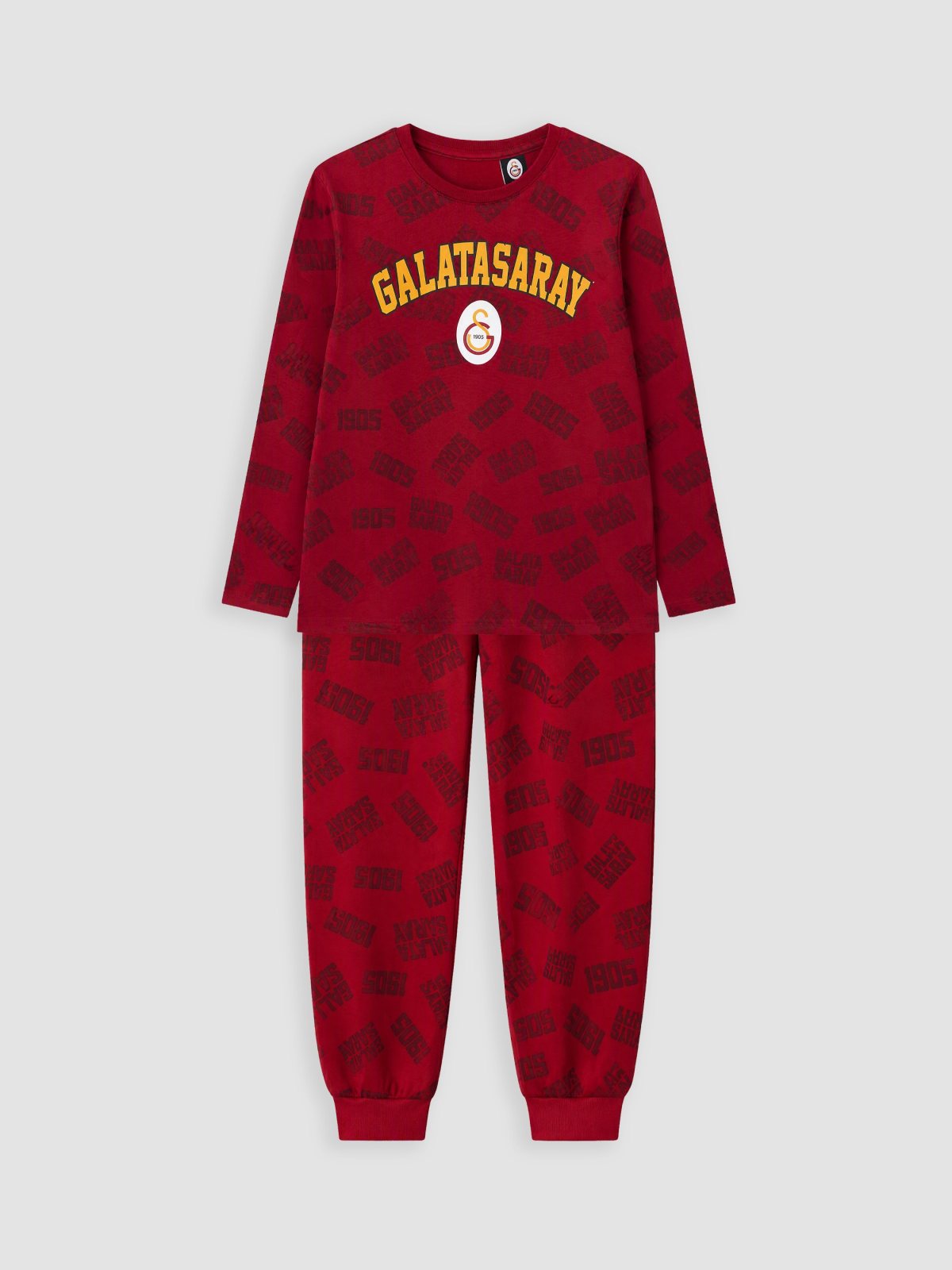 Pijama Takım KIRMIZI BASKILI