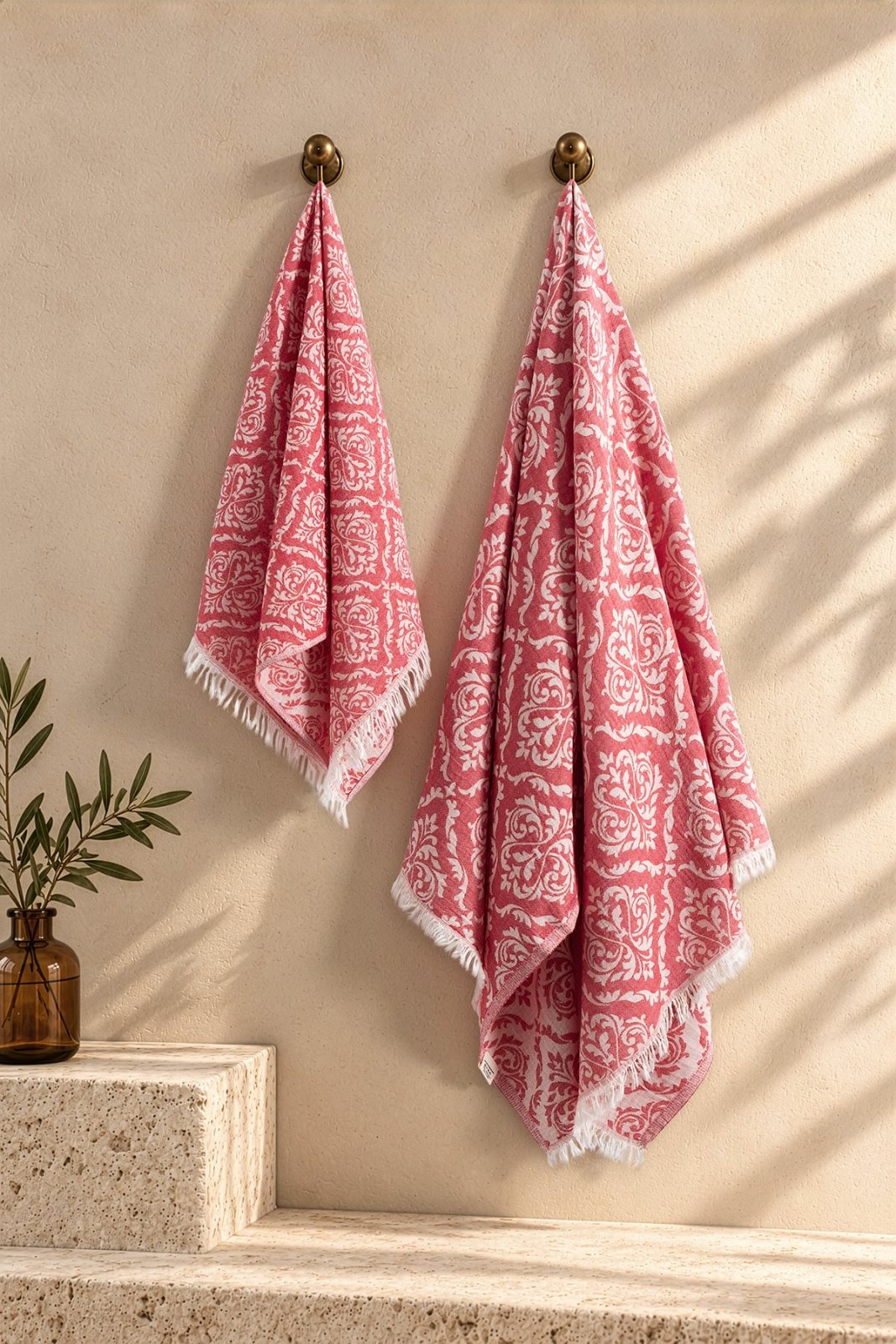 DenizliConcept Barok Peshtemal and Hand Towel Set
