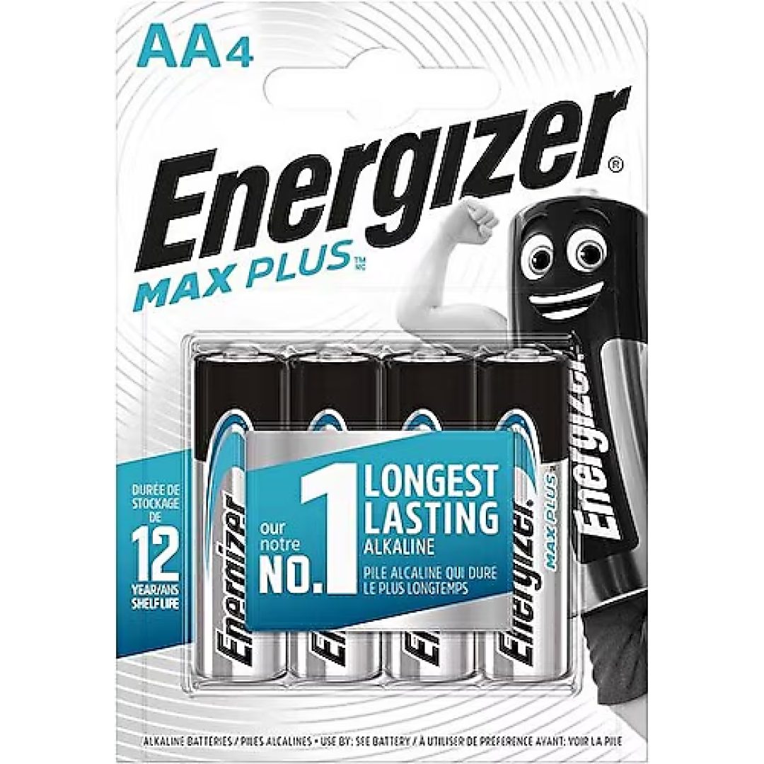 Батарейки Energizer Max Plus AA, 4 шт.