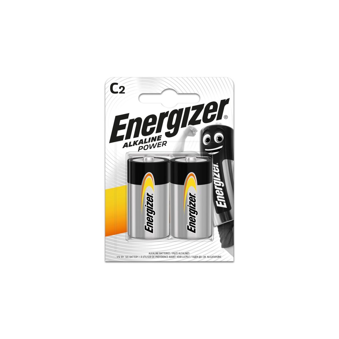 Energizer Alkaline Power C, батарейки, 2 шт.