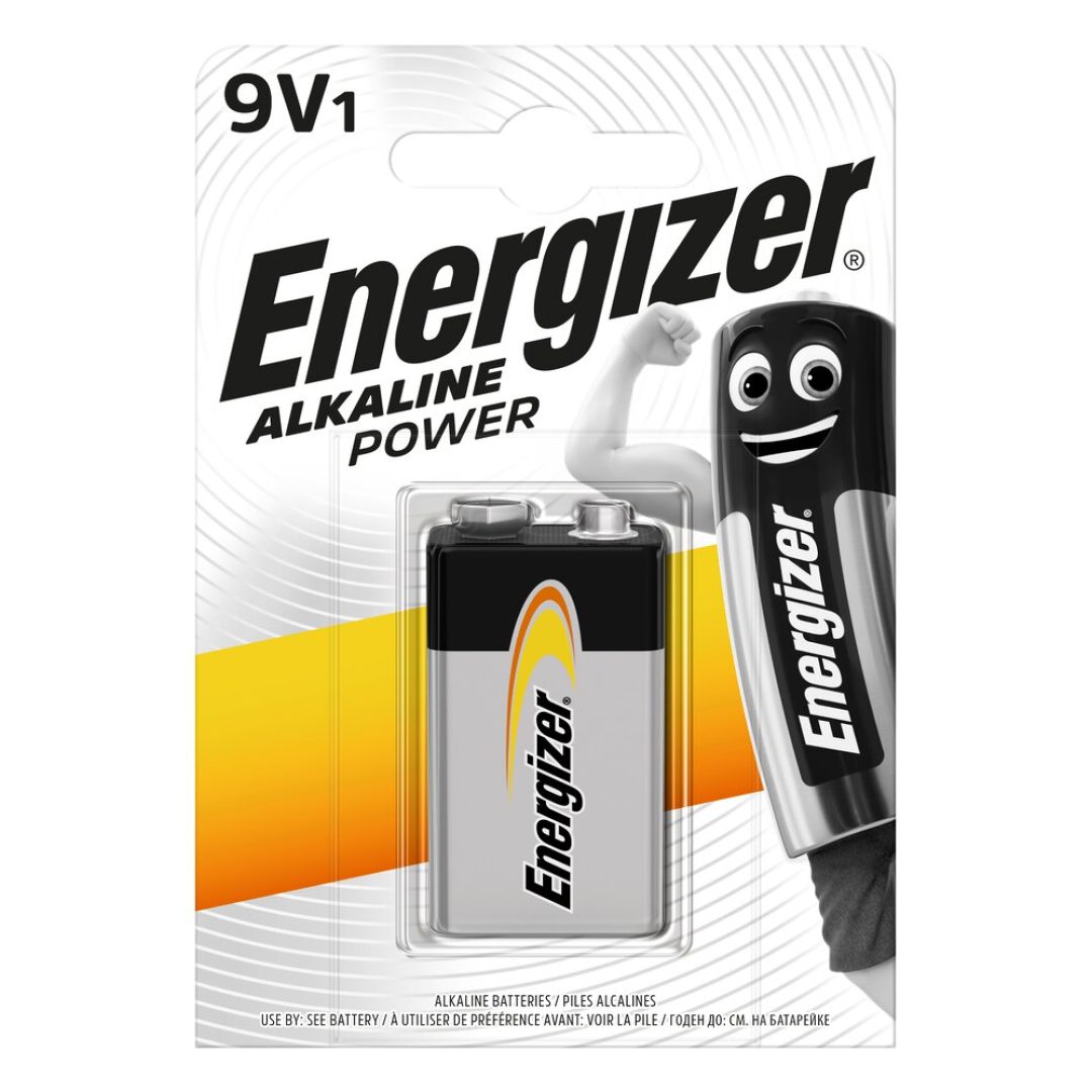 Energizer Alkaline Power, батарейка 9 В, 1 шт.