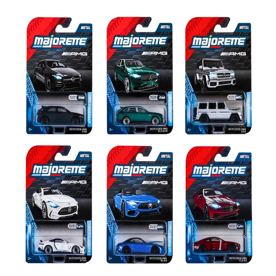 Majorette Mercedes-AMG Premium: коллекция металлических машинок, 7,5 см