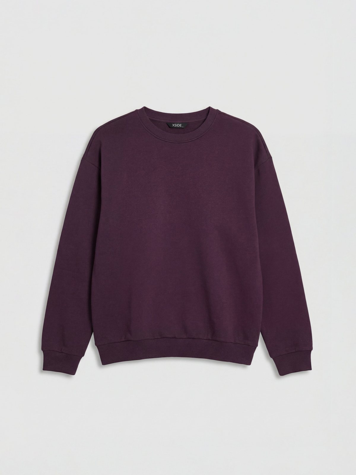 X-Side Koyu Mürdüm Kadın Sweatshirt