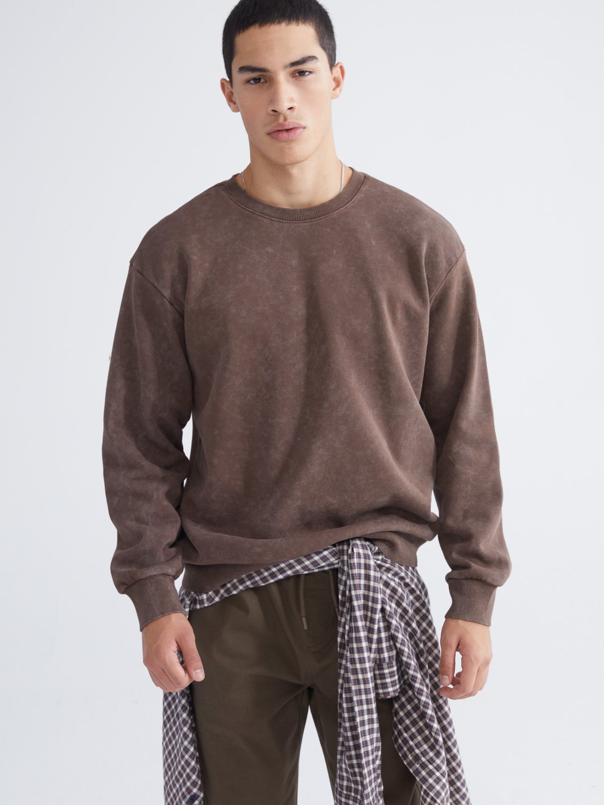 Sweatshirt KAHVERENGİ