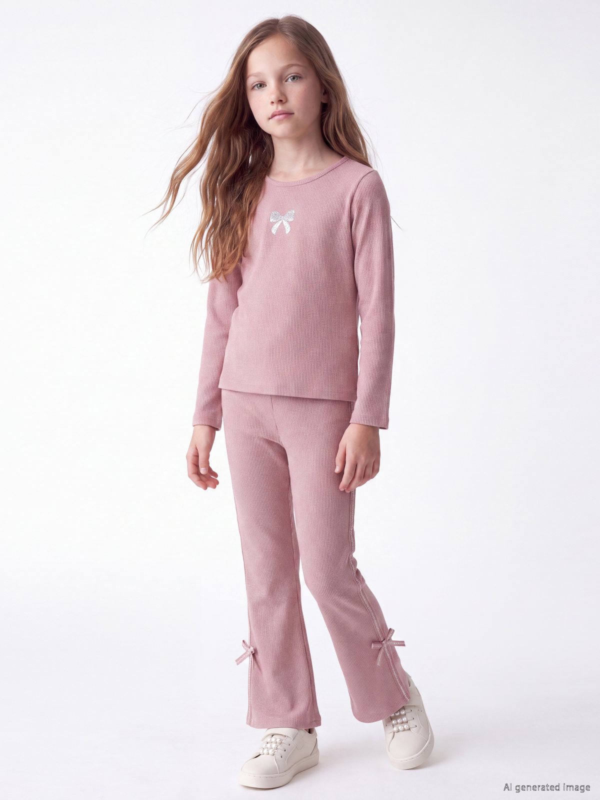 LC Waikiki 7325531 Розовые леггинсы