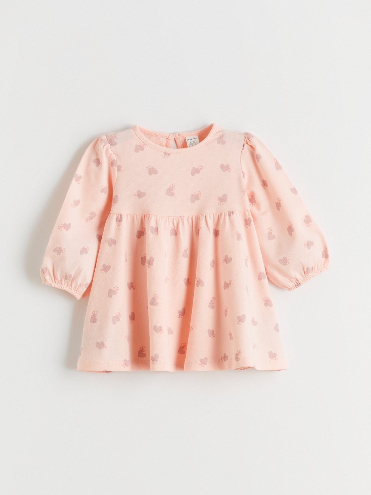LC Waikiki 6030345 Pink Printed Dress