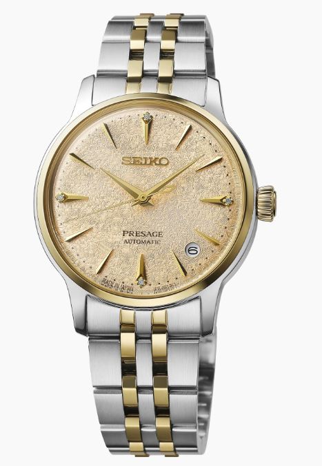 Seiko SRPL64J1 Kol Saati Gümüş/altın