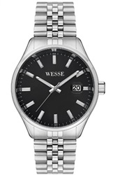 Wesse WWG206801 Мужские часы, серебристые, 42 мм