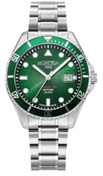 Roamer 969845-41-75-20, серебристые мужские часы