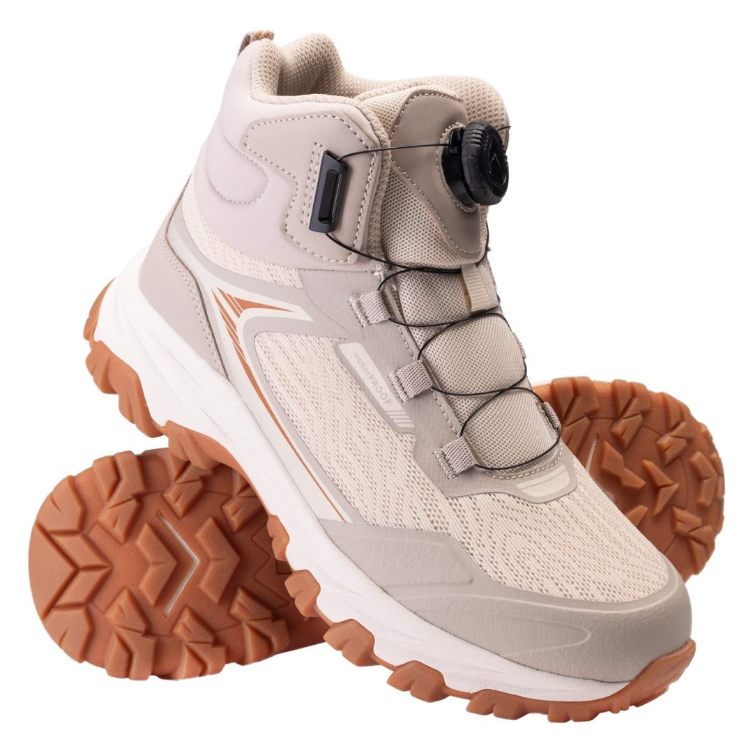 Женские треккинговые ботинки Elbrus Katrian Mid WP Wo’s, Beige White/Light Sand/Rubber