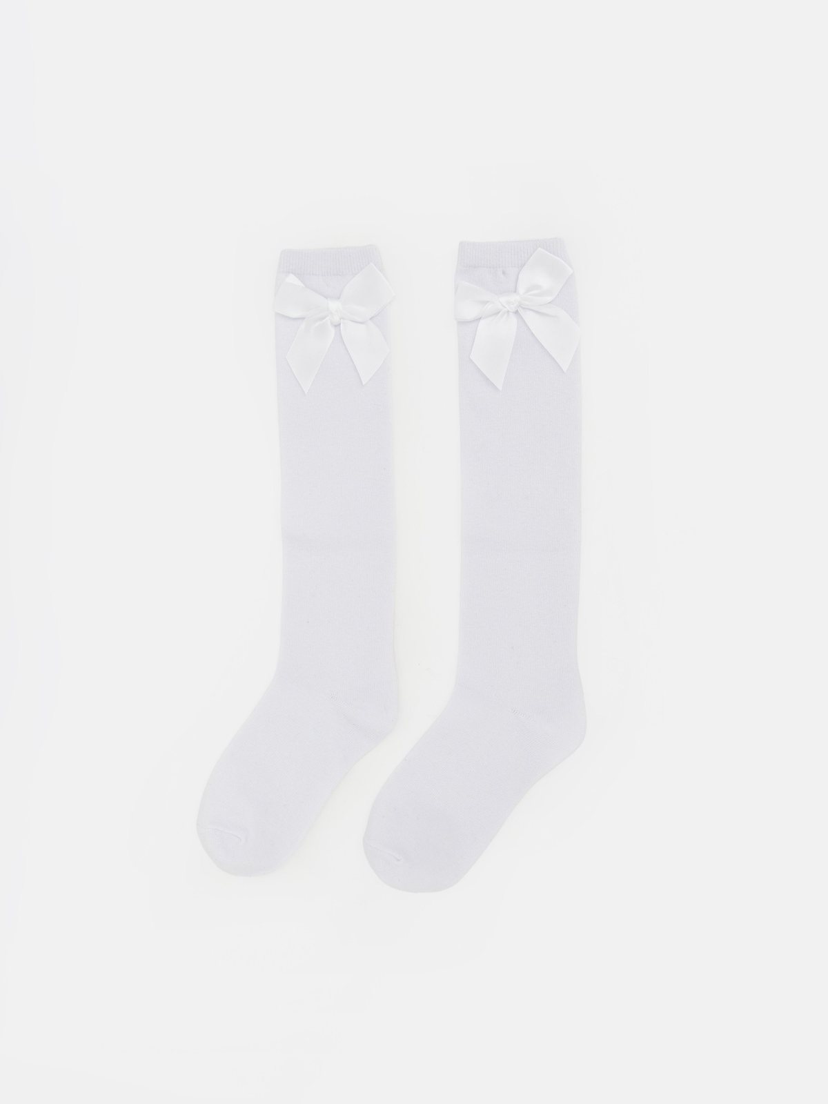 LC Waikiki 7287709 White Knee-High Socks