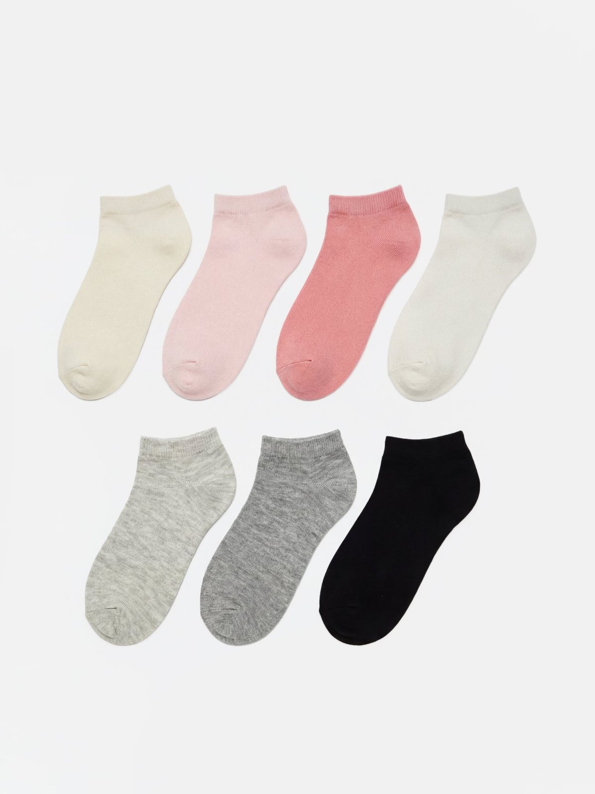 LC Waikiki 7284283 Women's Ankle Socks, Ecru