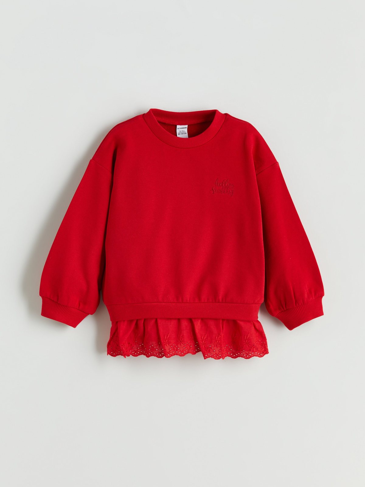 LC Waikiki 5628083 Red Sweatshirt