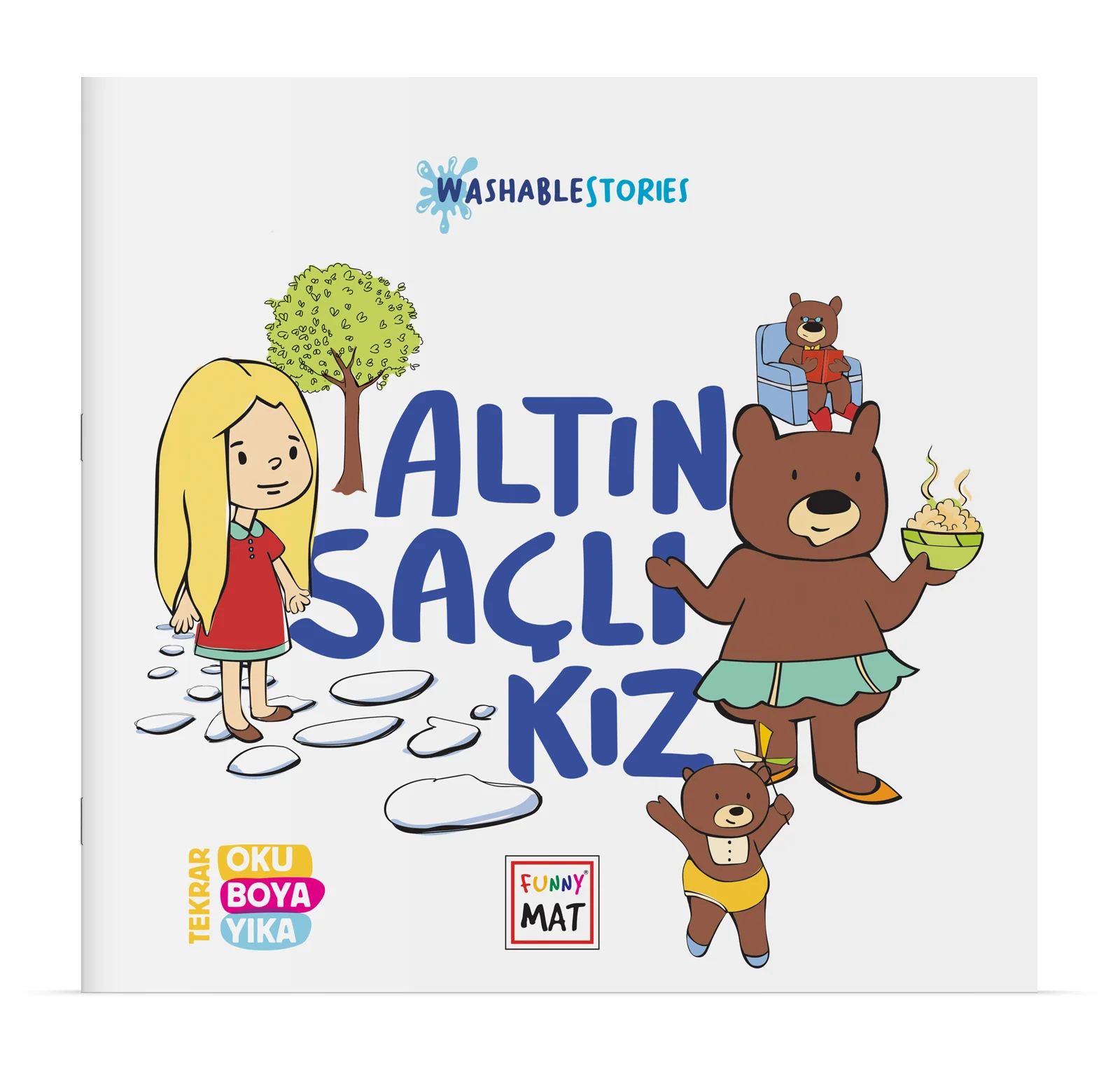 Akademi Çocuk ALT120426266 Washable Goldilocks Storybook