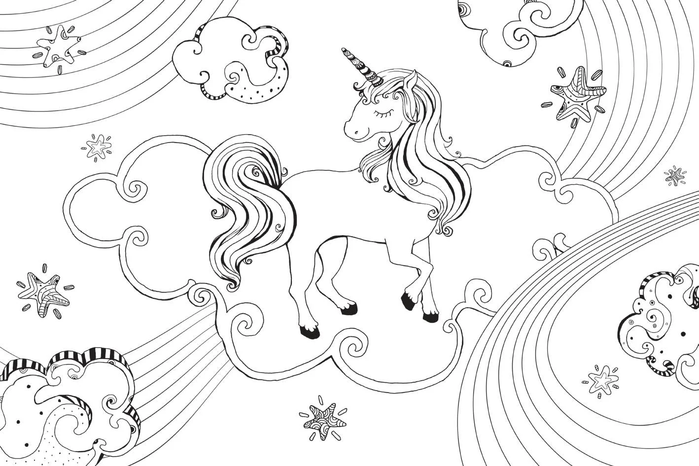 Funny Mat Unicorn 48 x 33.5 cm
