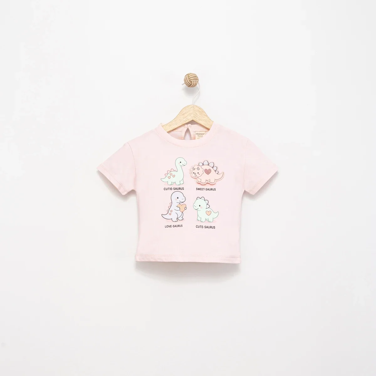 Sevimli Karakterler T-Shirt Pembe1390-1