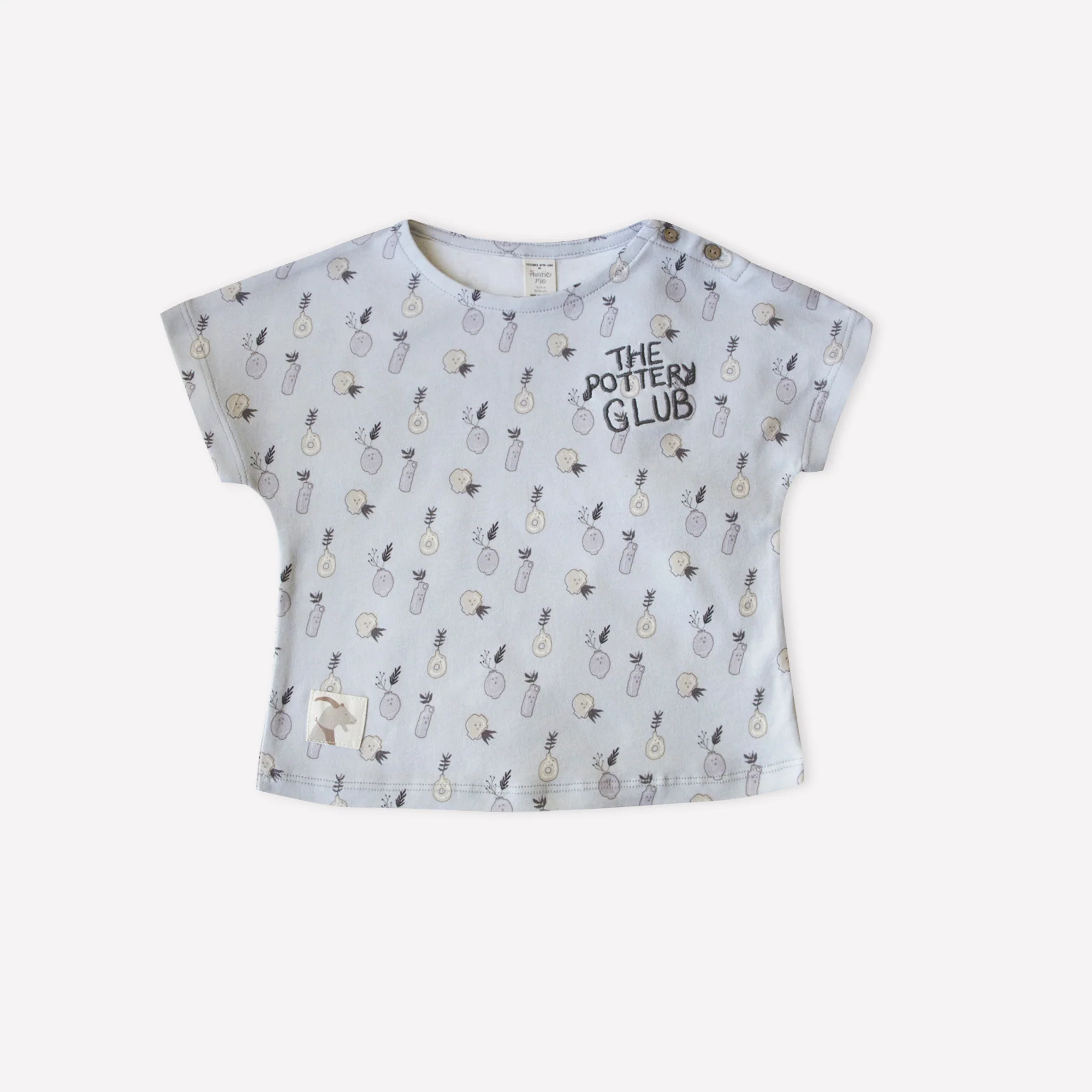 Organic Foggy DEW Plant Ceramics T-Shirt