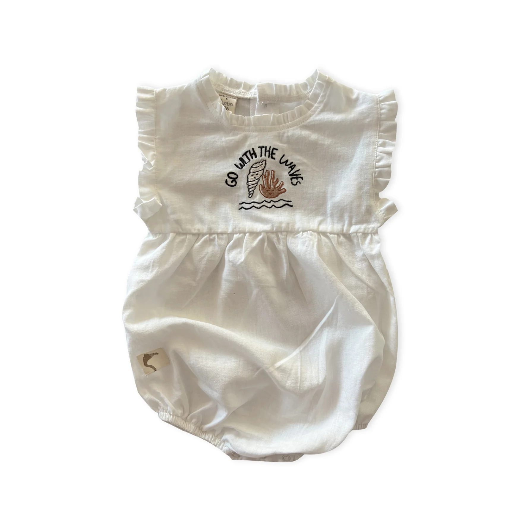 Undyed GO with The Waves Woven Bubble Onesie