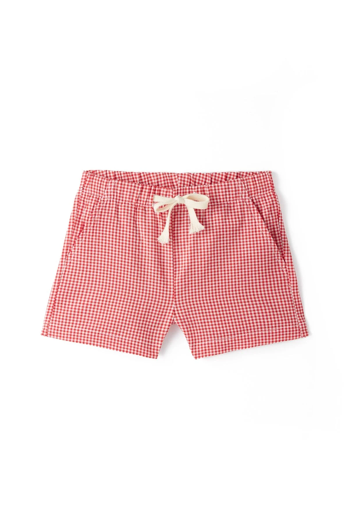 Red Gingham Şort