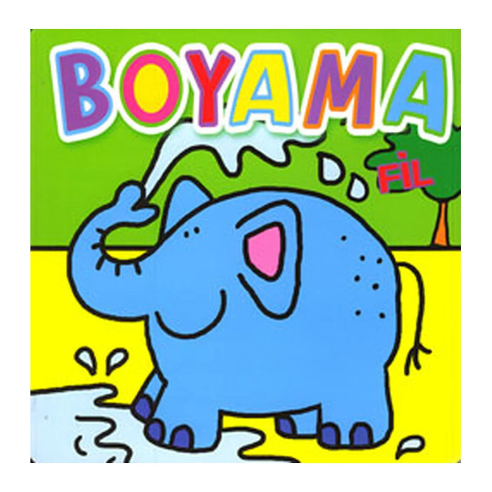 Net Çocuk Boyama-Fil NET211-02 48 Sayfa Çocuk Boyama Kitabı