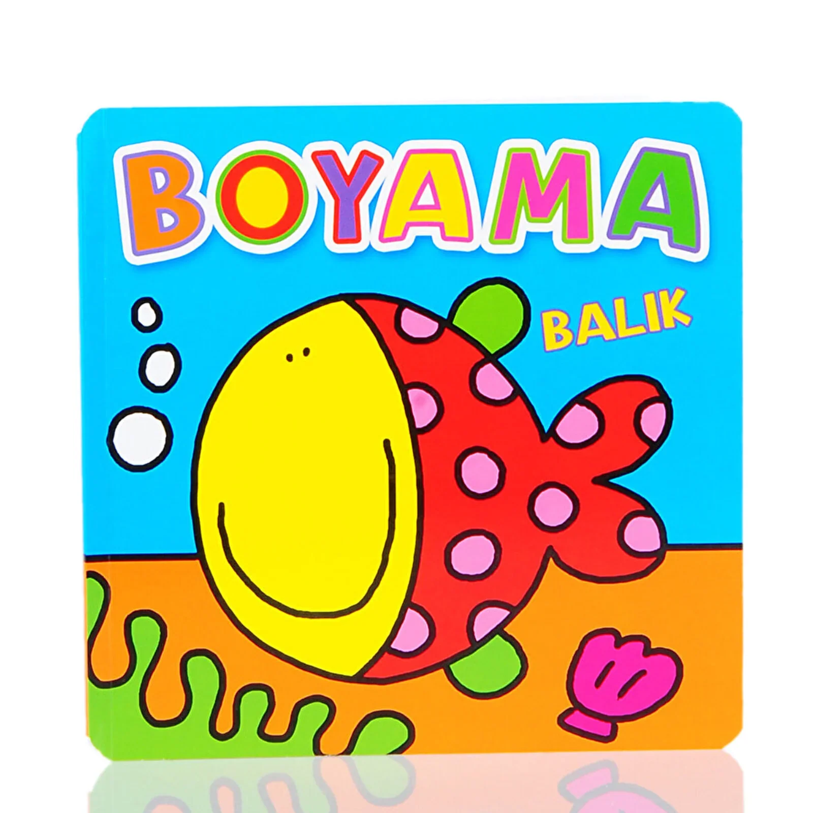Net Çocuk Balık Boyama Kitabı NET211-01 20x20 cm 48 Sayfa