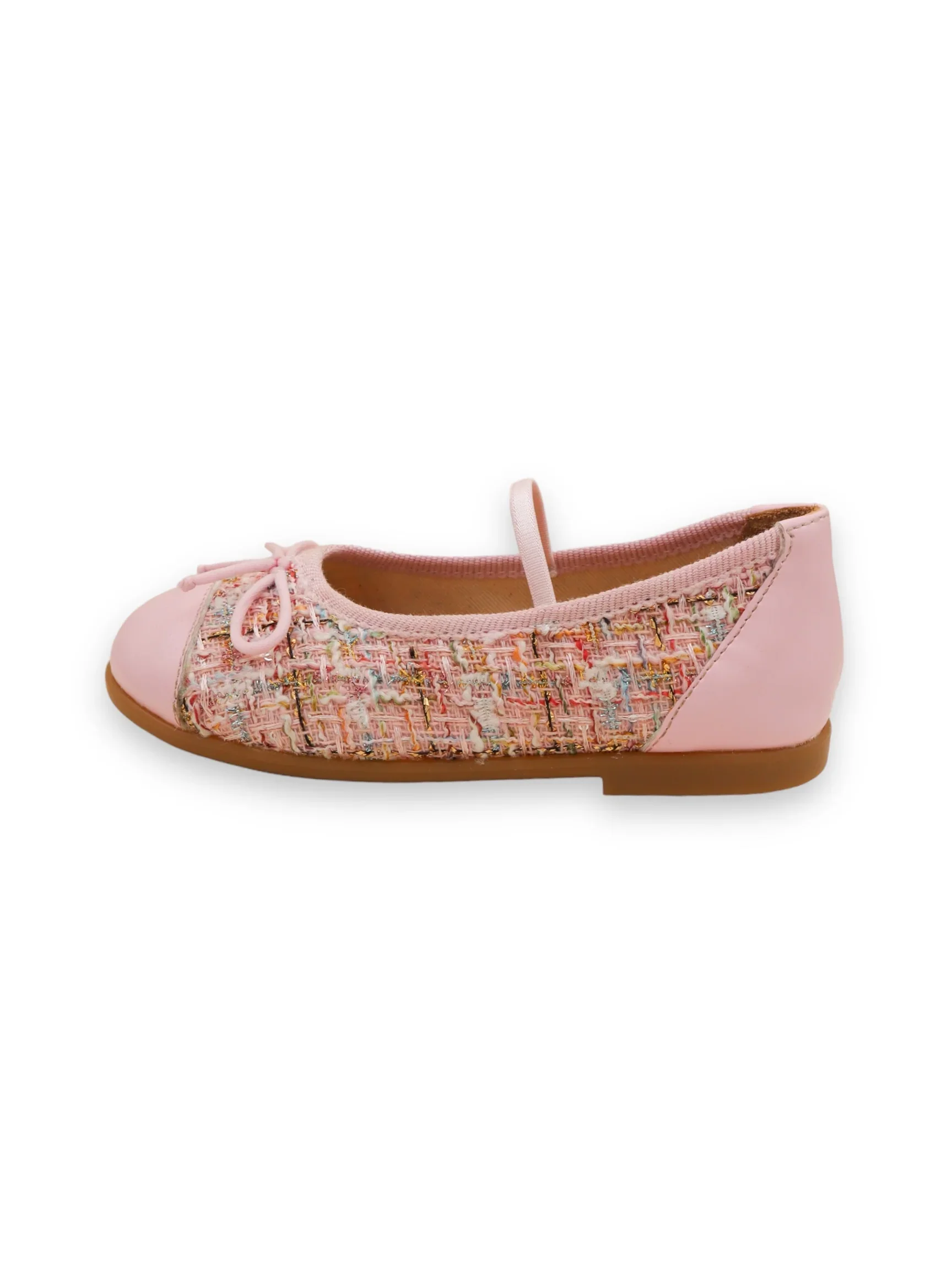 Ipobomi Tweed Pink балетки для девочек