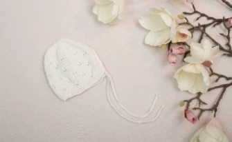 Magnolia Ajurlu Şapka Ekru
